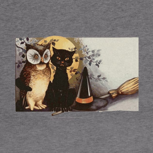 Halloween Owl and Cat by sabrina.seeto@gmail.com